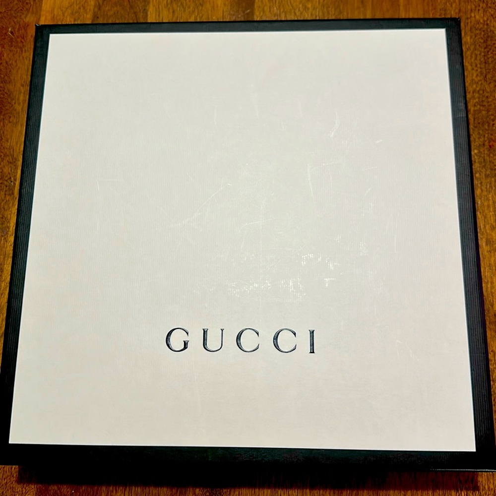 Empty Gucci Scarf Box